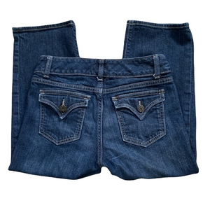 Gap Stretch Curvy Flare Denim Capris Sz. 2‎